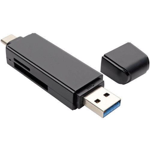 Lecteur de carte mémoire USB-C Tripp Lite by Eaton, 2 en 1 USB-A/USB-C, USB 3.1 Gen 1 U452-000-SD-A