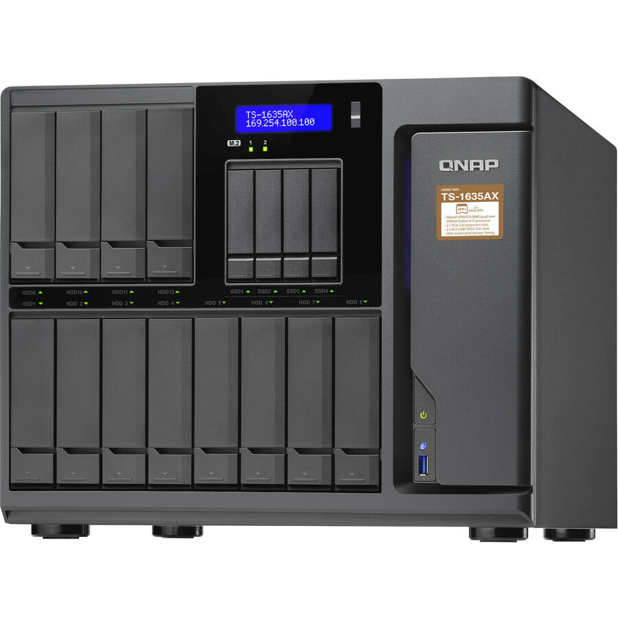 QNAP TS-1635AX-8G SAN/NAS Storage System TS-1635AX-8G-US