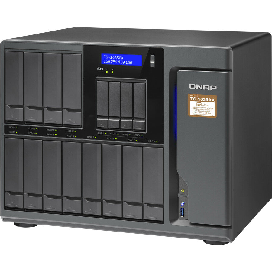 QNAP TS-1635AX-8G SAN/NAS Storage System TS-1635AX-8G-US