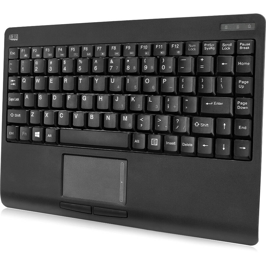 Adesso Wireless Mini Touchpad Keyboard WKB-4110UB