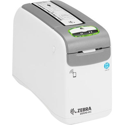 Zebra ZD510-HC Direct Thermal Printer - Monochrome - Portable - Wristband Print - USB - Bluetooth - Wireless LAN ZD51013-D01B01FZ