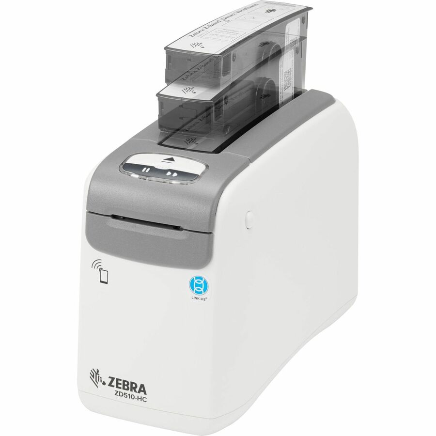 Zebra ZD510-HC Direct Thermal Printer - Monochrome - Portable - Wristband Print - Fast Ethernet - USB - USB Host - Bluetooth - Near Field Communication (NFC) - EU, UK ZD51013-D01E00GA