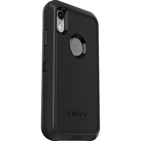 OtterBox Defender Rugged Carrying Case (Holster) Apple iPhone XR Smartphone - Black 77-59801