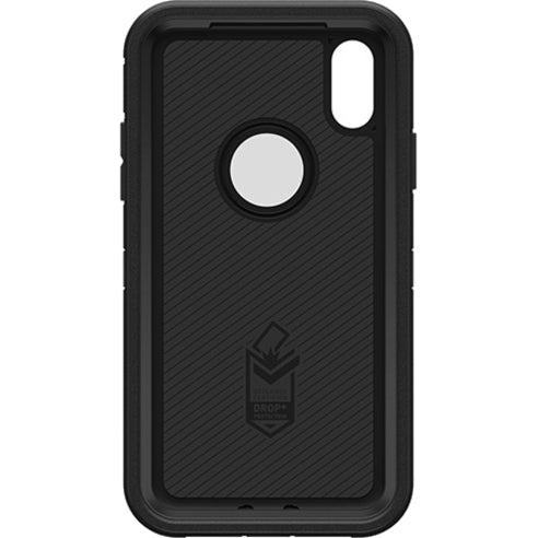 OtterBox Defender Rugged Carrying Case (Holster) Apple iPhone XR Smartphone - Black 77-59801