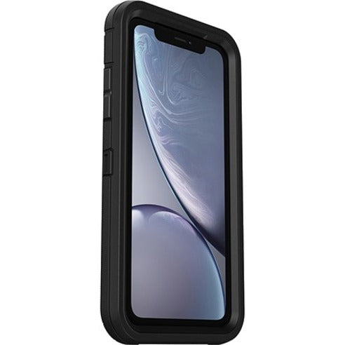 OtterBox Defender Rugged Carrying Case (Holster) Apple iPhone XR Smartphone - Black 77-59801