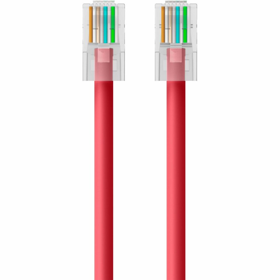 Belkin RJ45 CAT-5e Patch Cable Red 12 A3L791-12-RED