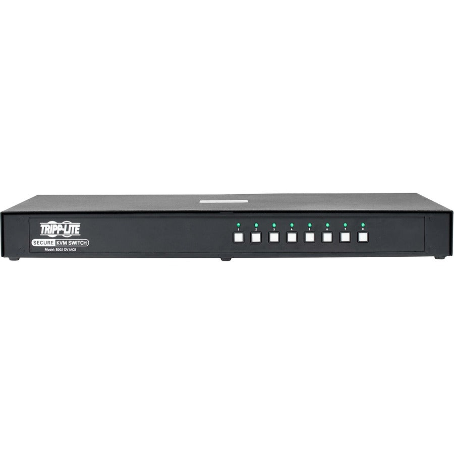 Tripp Lite by Eaton B002-DV1AC8 8-Port NIAP PP3.0-Certified DVI-I KVM Switch B002-DV1AC8