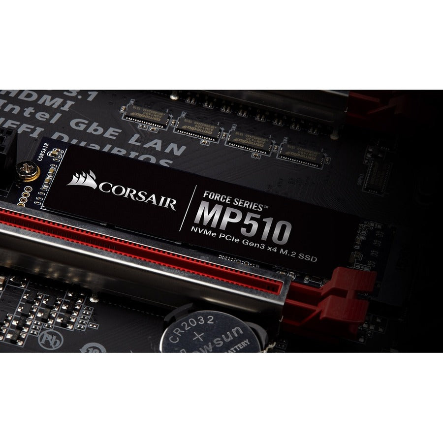 Corsair Force MP510 480 GB Solid State Drive - M.2 2280 Internal - PCI Express NVMe (PCI Express NVMe 3.1 x4) CSSD-F480GBMP510