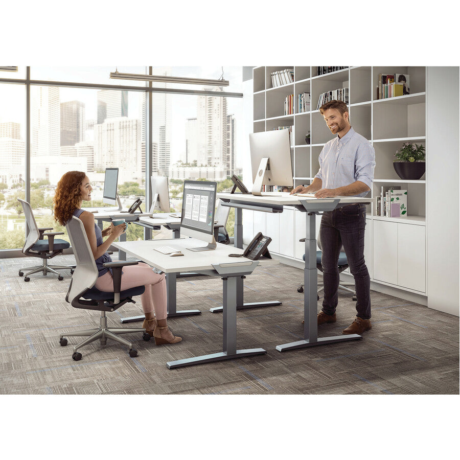 Fellowes High Pressure Laminate Desktop White - 60"x30" 9649201