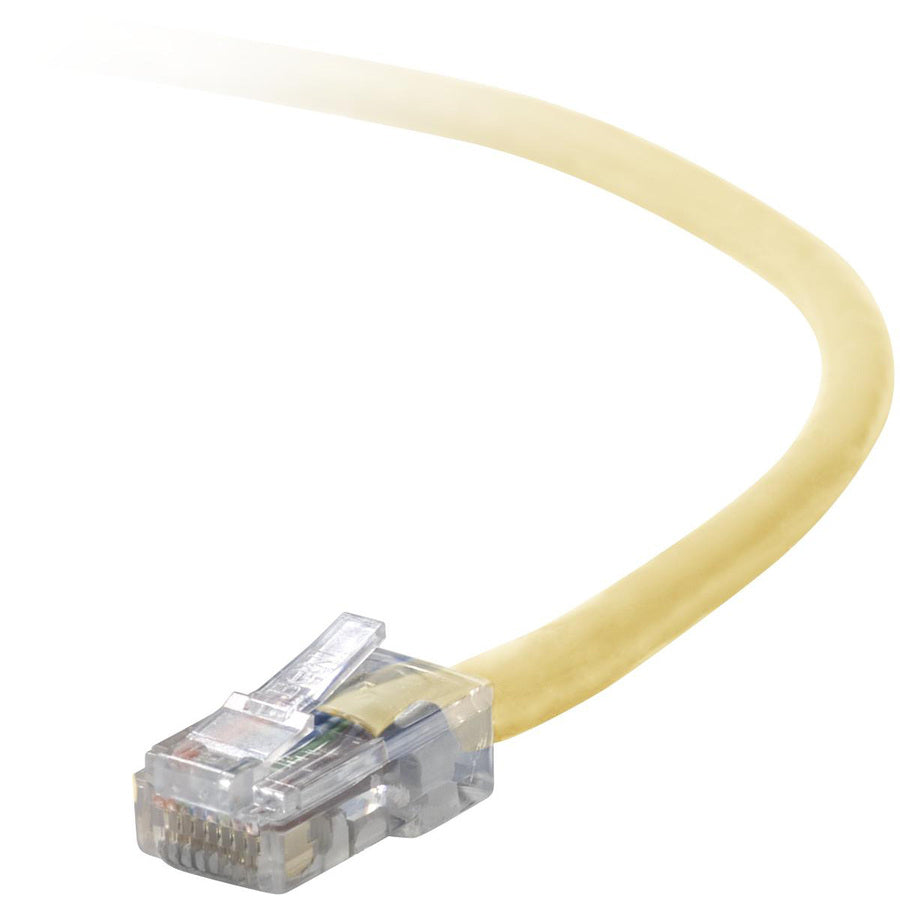 Belkin RJ45 CAT-5e Patch Cable, Snagless Molded Yellow 02 A3L791-02-YLW-S