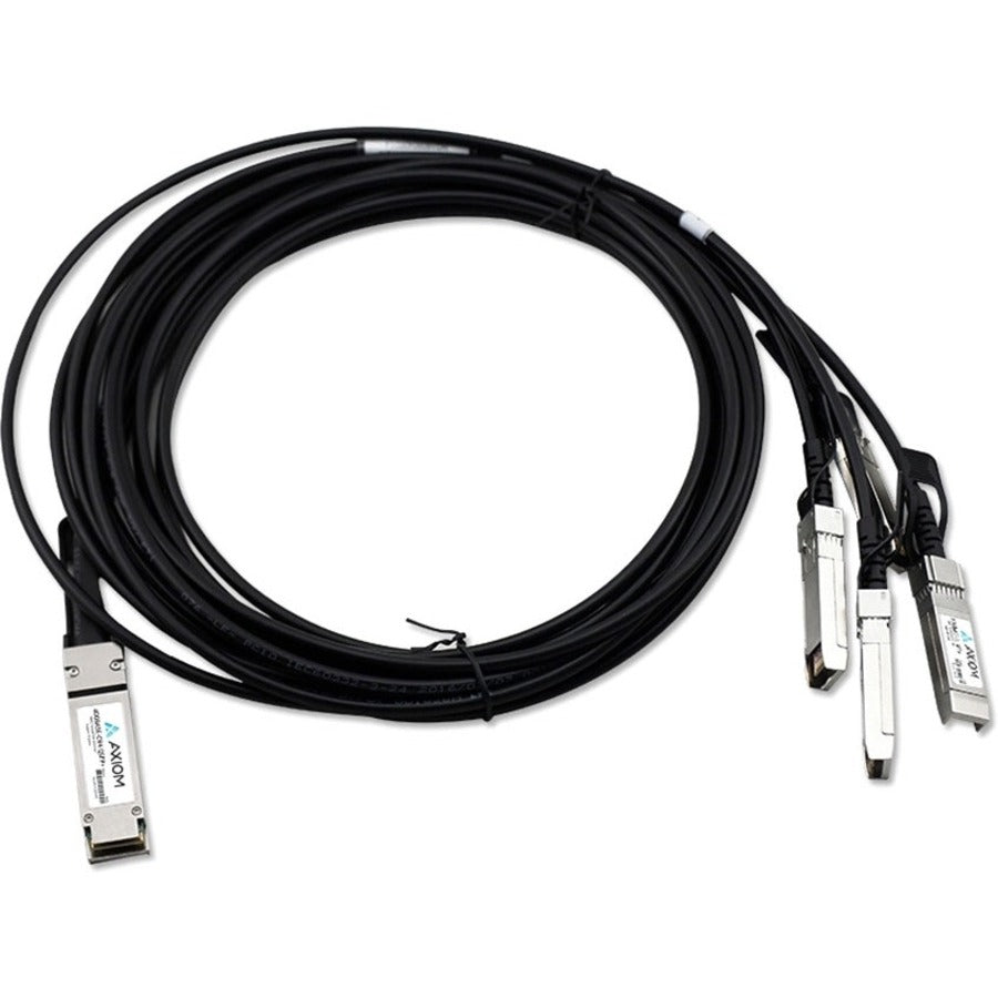 Axiom 100GBASE-CR4 QSFP28 to 4 SFP28 Passive DAC Extreme Compatible 1m 10421-AX