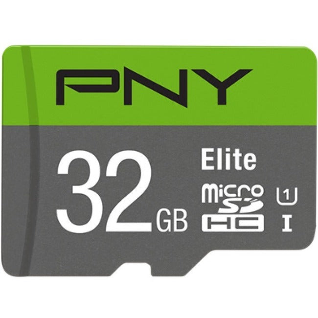 PNY Elite 32 GB Class 10/UHS-I (U1) microSDHC P-SDU32GU185GW-GE