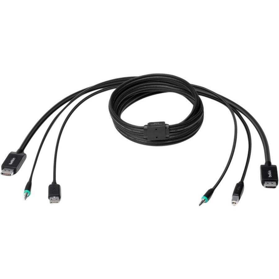 Belkin TAA DP/USB/AUD SKVM CBL, DP M/M; USB A/B, 10' F1D9019B10T