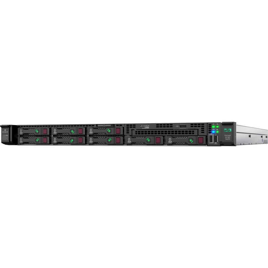 HPE ProLiant DL360 G10 1U Rack Server - 1 x Intel Xeon Silver 4208 2.10 GHz - 16 GB RAM - Serial ATA/600 Controller P19776-B21