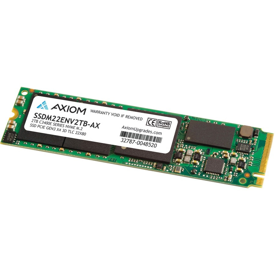 Axiom C3400e 2 TB Solid State Drive - M.2 Internal - PCI Express NVMe (PCI Express NVMe 3.0 x4) SSDM22ENV2TB-AX