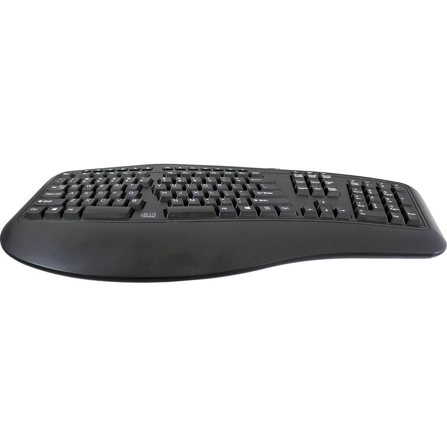 Adesso Desktop Ergonomic Keyboard (TAA Compliant) AKB-150UB-TAA