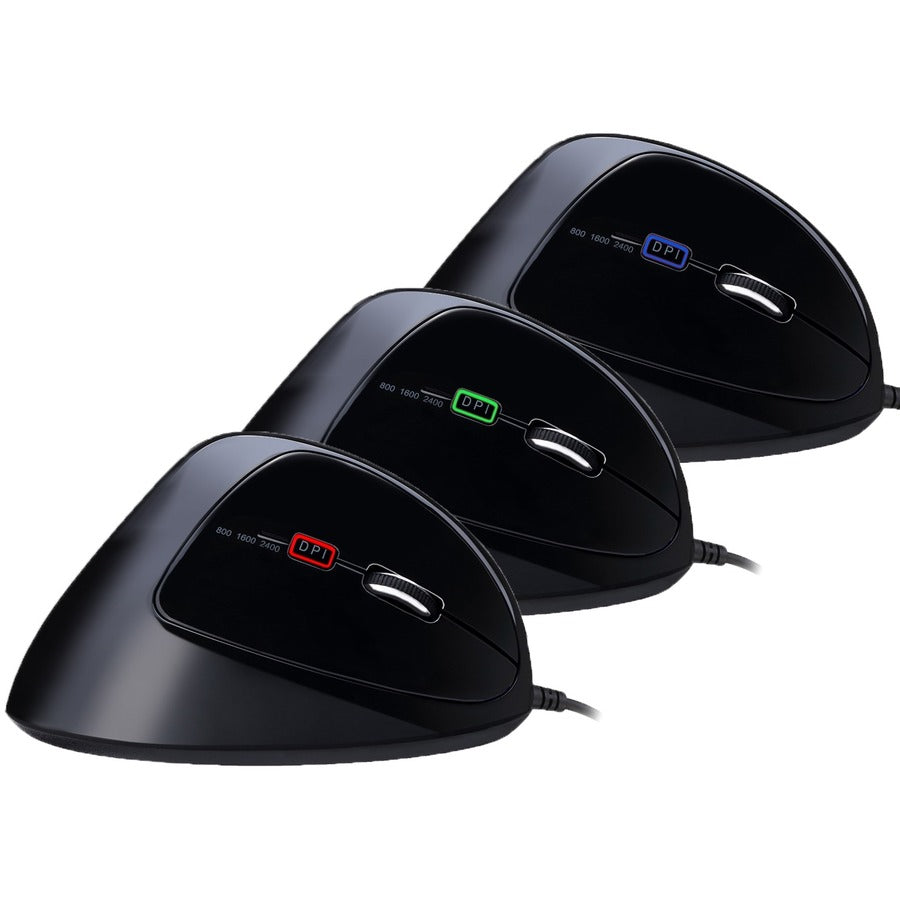 Adesso TAA Compliant Left-Handed Vertical Ergonomic Mouse IMOUSEE7-TAA