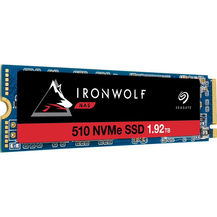 Seagate IronWolf 510 ZP1920NM30011 1.92 TB Solid State Drive - M.2 Internal - PCI Express NVMe - Conventional Magnetic Recording (CMR) Method ZP1920NM30011