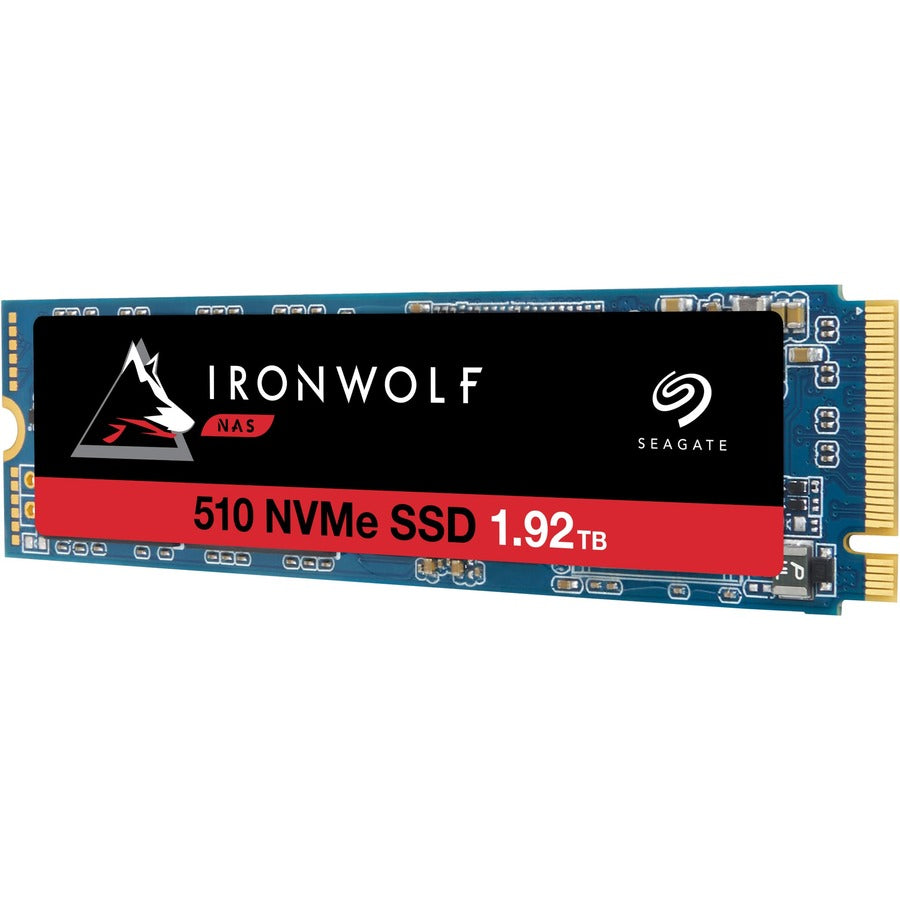 Seagate IronWolf 510 ZP1920NM30011 1.92 TB Solid State Drive - M.2 Internal - PCI Express NVMe - Conventional Magnetic Recording (CMR) Method ZP1920NM30011