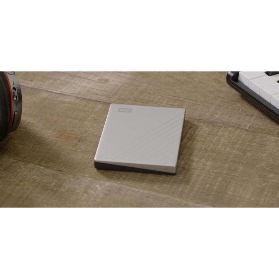 WD My Passport Ultra WDBPMV0050BSL 5 TB Portable Hard Drive - External - Silver WDBPMV0050BSL-WESN