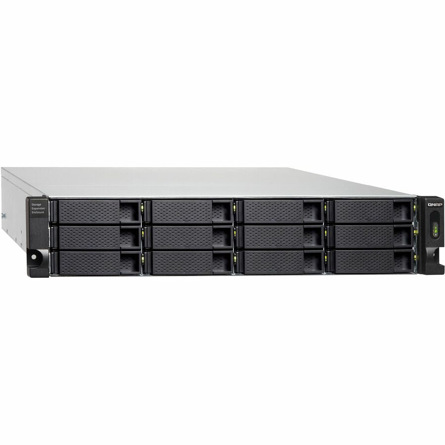 QNAP TL-R1200C-RP Drive Enclosure SATA/600 - USB 3.2 (Gen 2) Type C Host Interface - 2U Rack-mountable TL-R1200C-RP-US