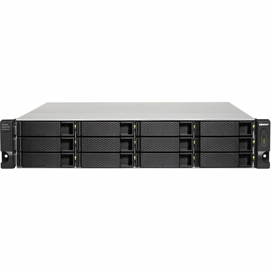 QNAP TL-R1200C-RP Drive Enclosure SATA/600 - USB 3.2 (Gen 2) Type C Host Interface - 2U Rack-mountable TL-R1200C-RP-US