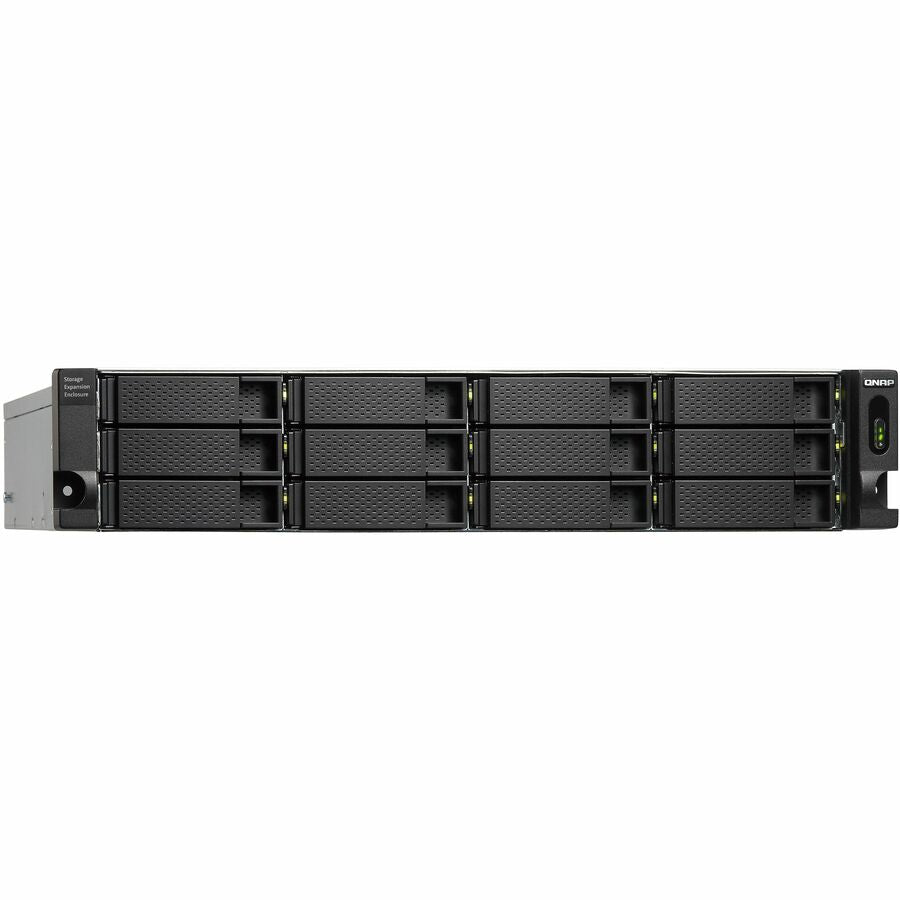 QNAP TL-R1200C-RP Drive Enclosure SATA/600 - USB 3.2 (Gen 2) Type C Host Interface - 2U Rack-mountable TL-R1200C-RP-US