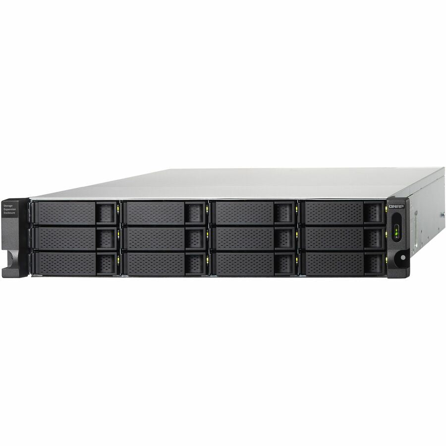 QNAP TL-R1200C-RP Drive Enclosure SATA/600 - USB 3.2 (Gen 2) Type C Host Interface - 2U Rack-mountable TL-R1200C-RP-US