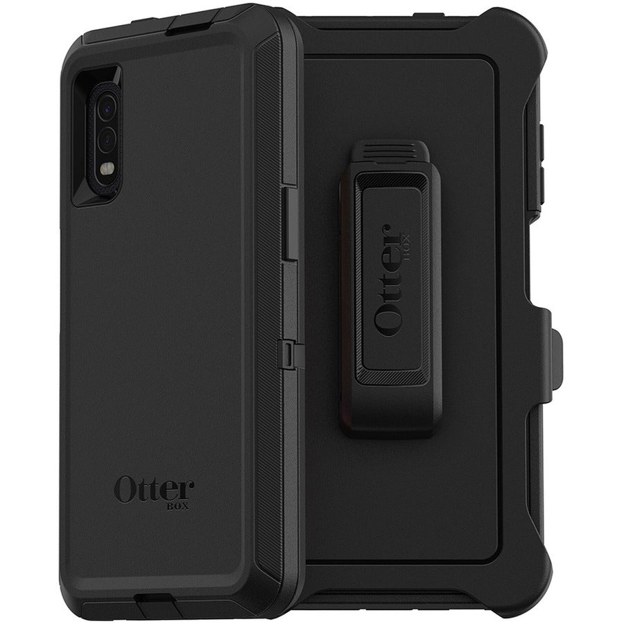 OtterBox Defender Carrying Case (Holster) Samsung Galaxy XCover Pro Smartphone - Black 77-65235