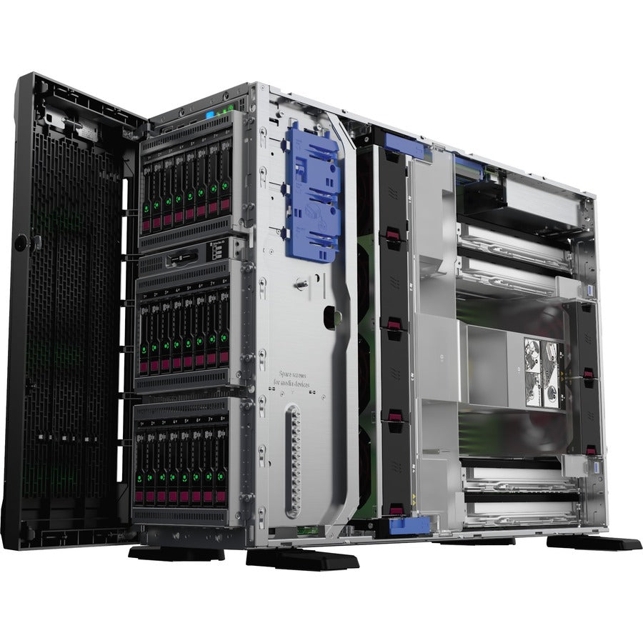 HPE ProLiant ML350 G10 4U Tower Server - 1 x Intel Xeon Silver 4214R 2.40 GHz - 32 GB RAM - Serial ATA/600 Controller P21789-001