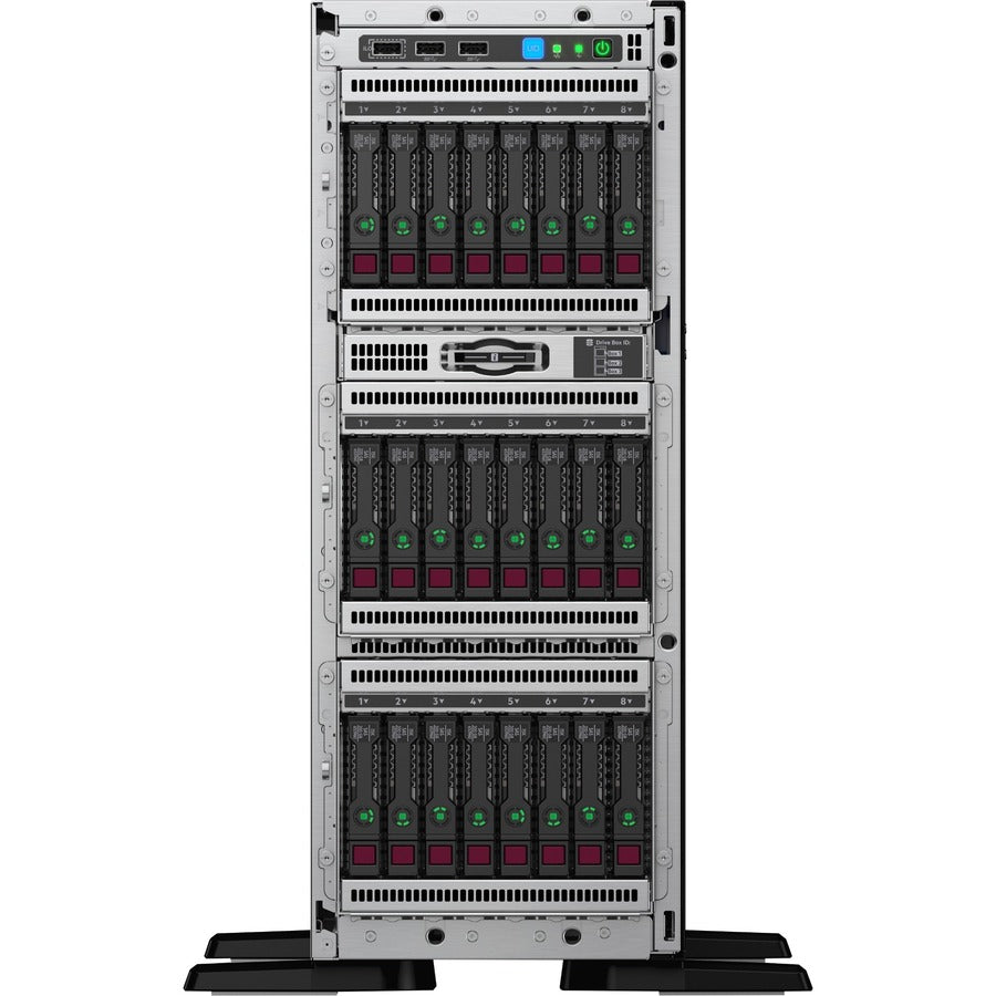 HPE ProLiant ML350 G10 4U Tower Server - 1 x Intel Xeon Silver 4214R 2.40 GHz - 32 GB RAM - Serial ATA/600 Controller P21789-001