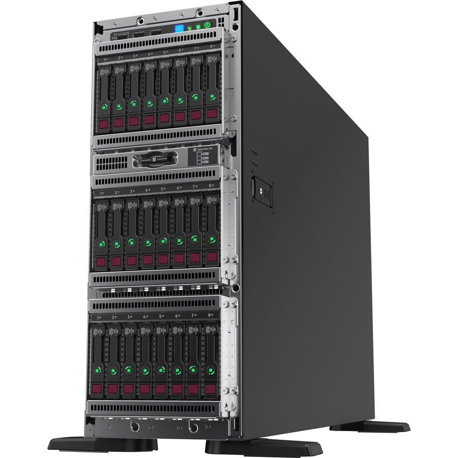 HPE ProLiant ML350 G10 4U Tower Server - 1 x Intel Xeon Gold 5218R 2.10 GHz - 32 GB RAM - Serial ATA/600, 12Gb/s SAS Controller P25008-001