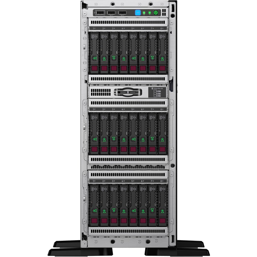 HPE ProLiant ML350 G10 4U Tower Server - 1 x Intel Xeon Gold 5218R 2.10 GHz - 32 GB RAM - Serial ATA/600, 12Gb/s SAS Controller P25008-001