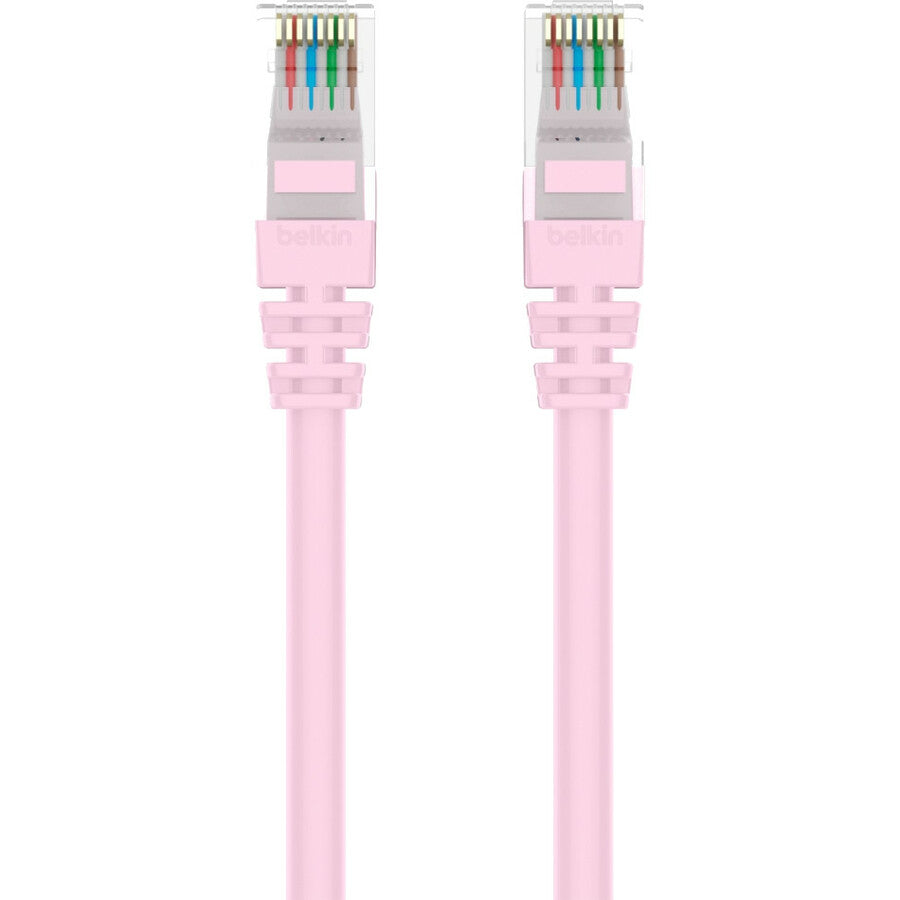 Belkin CAT6 Ethernet Patch Cable Snagless, RJ45, M/M A3L980-100-PNKS