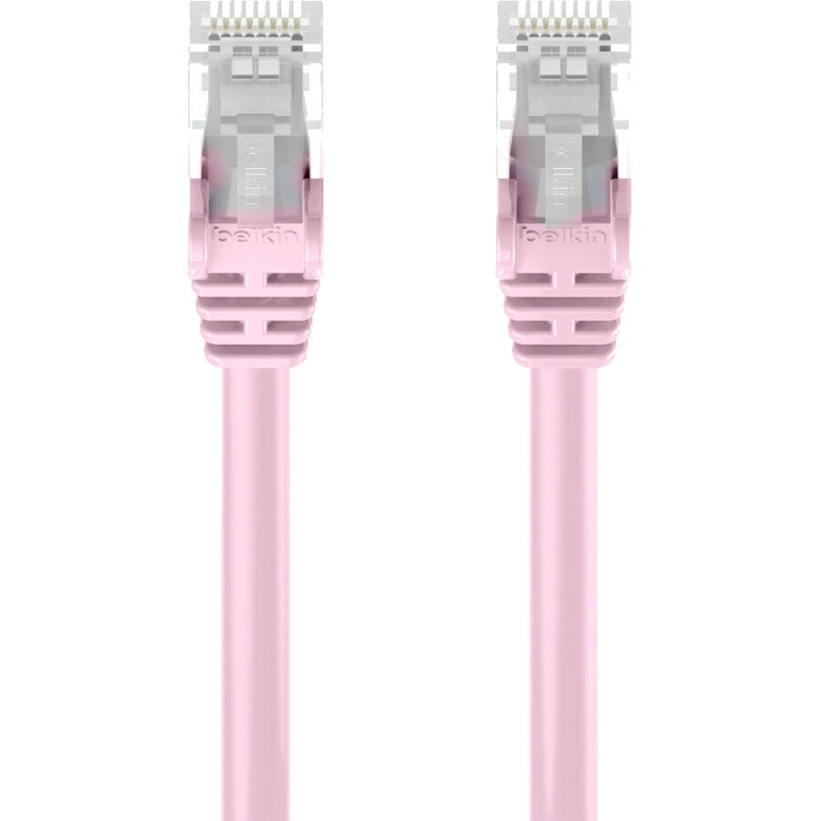 Belkin CAT6 Ethernet Patch Cable Snagless, RJ45, M/M A3L980-100-PNKS