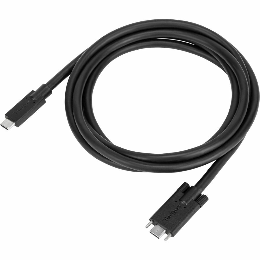 Targus 1.8 Metre USB-C Male to USB-C Male 10Gbps Screw-In Cable ACC1122GLX