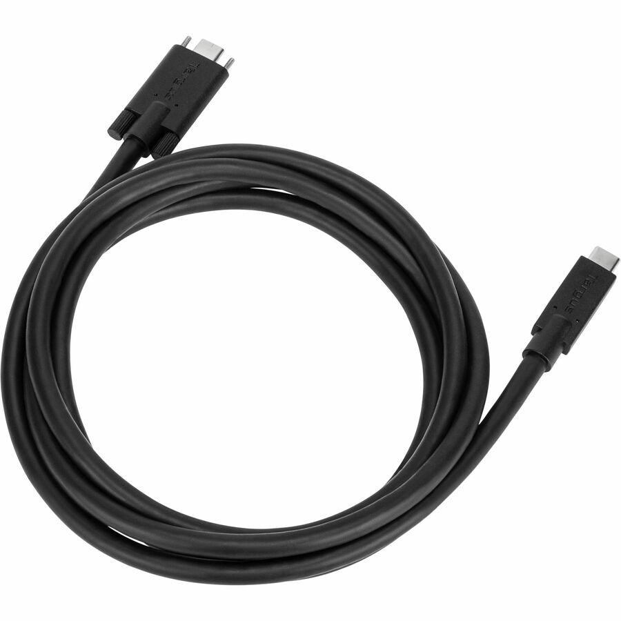 Targus 1.8 Metre USB-C Male to USB-C Male 10Gbps Screw-In Cable ACC1122GLX