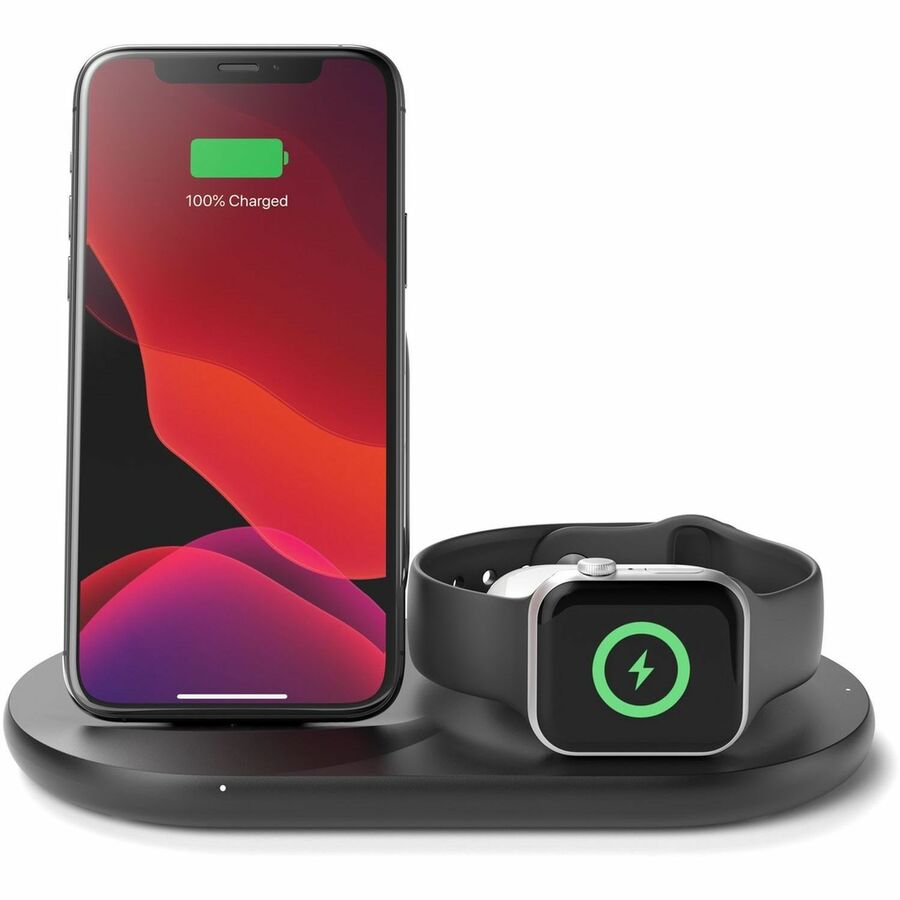 Belkin BoostCharge 3-in-1 Wireless Charger for Apple Devices WIZ001TTBK