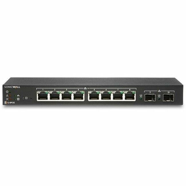 SonicWall SWS12-8 Ethernet Switch 02-SSC-4862