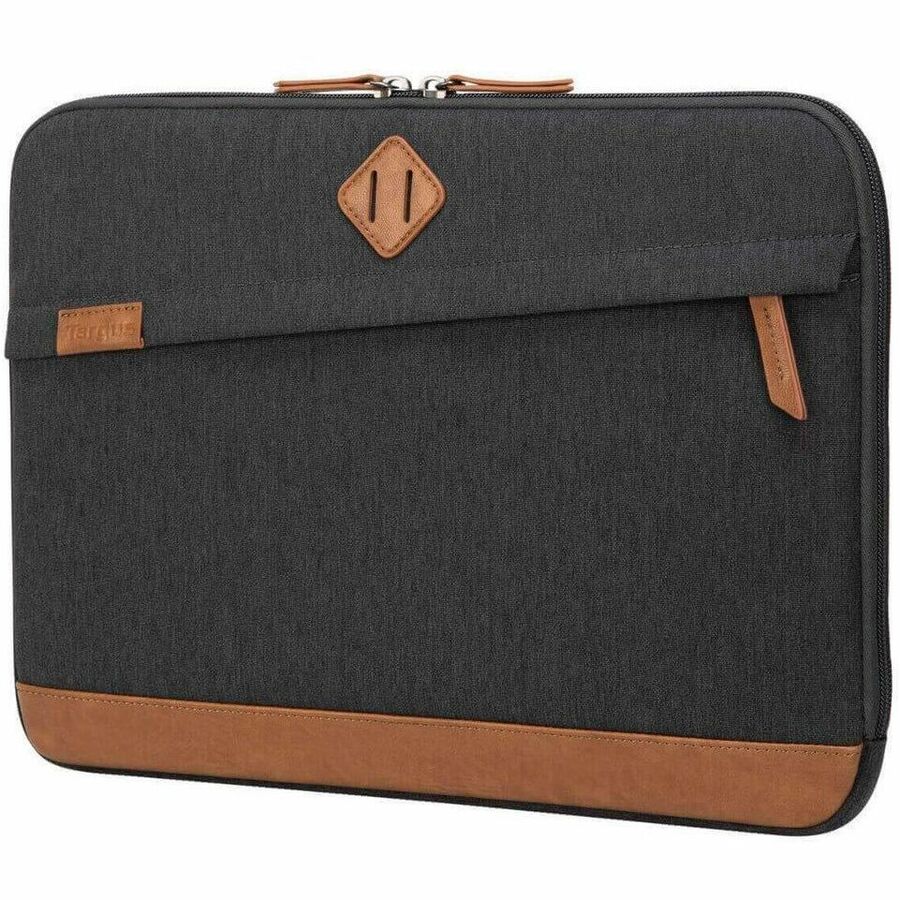 Targus Strata III TBS93004GL Carrying Case (Sleeve) for 14" Notebook - Gray, Brown TBS93004GL