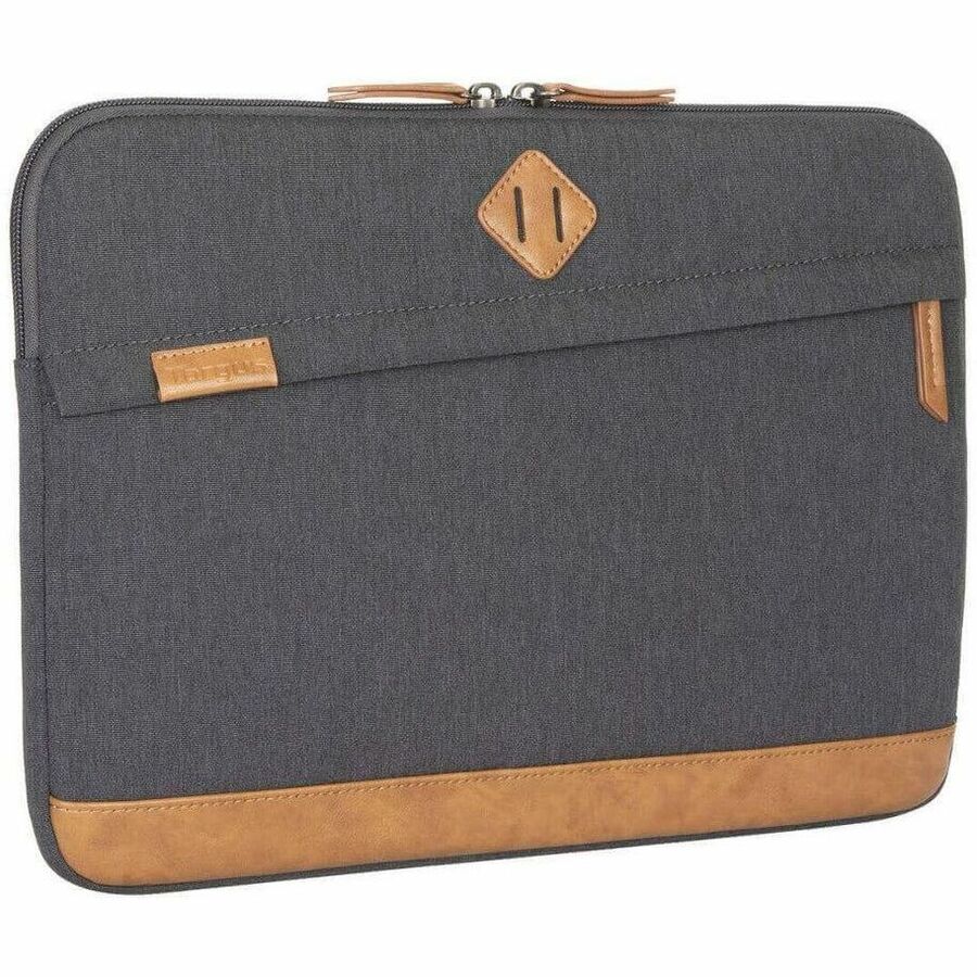 Targus Strata III TBS93004GL Carrying Case (Sleeve) for 14" Notebook - Gray, Brown TBS93004GL