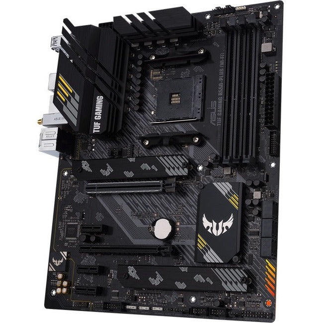 TUF GAMING B550-PLUS (WI-FI) Desktop Motherboard - AMD B550 Chipset - Socket AM4 - Micro ATX TUF GAMING B550-PLUS WIFI