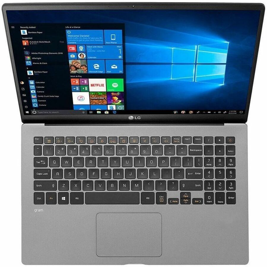 LG gram 15Z90N-H.AP52A8 15.6" Touchscreen Notebook - Intel Core i5 10th Gen - 8 GB - 256 GB SSD 15Z90N-H.AP52A8