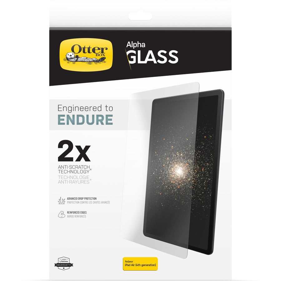 OtterBox iPad Pro 11-inch (4th Gen and 3rd Gen) Alpha Glass Screen Protector Clear 77-81324