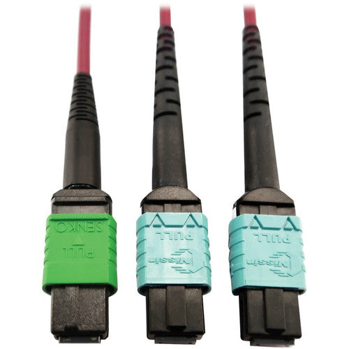 Tripp Lite by Eaton N846D-03M-16DMG 400G Multimode 50/125 OM4 Fiber Optic Cable, Magenta, 3 m N846D-03M-16DMG