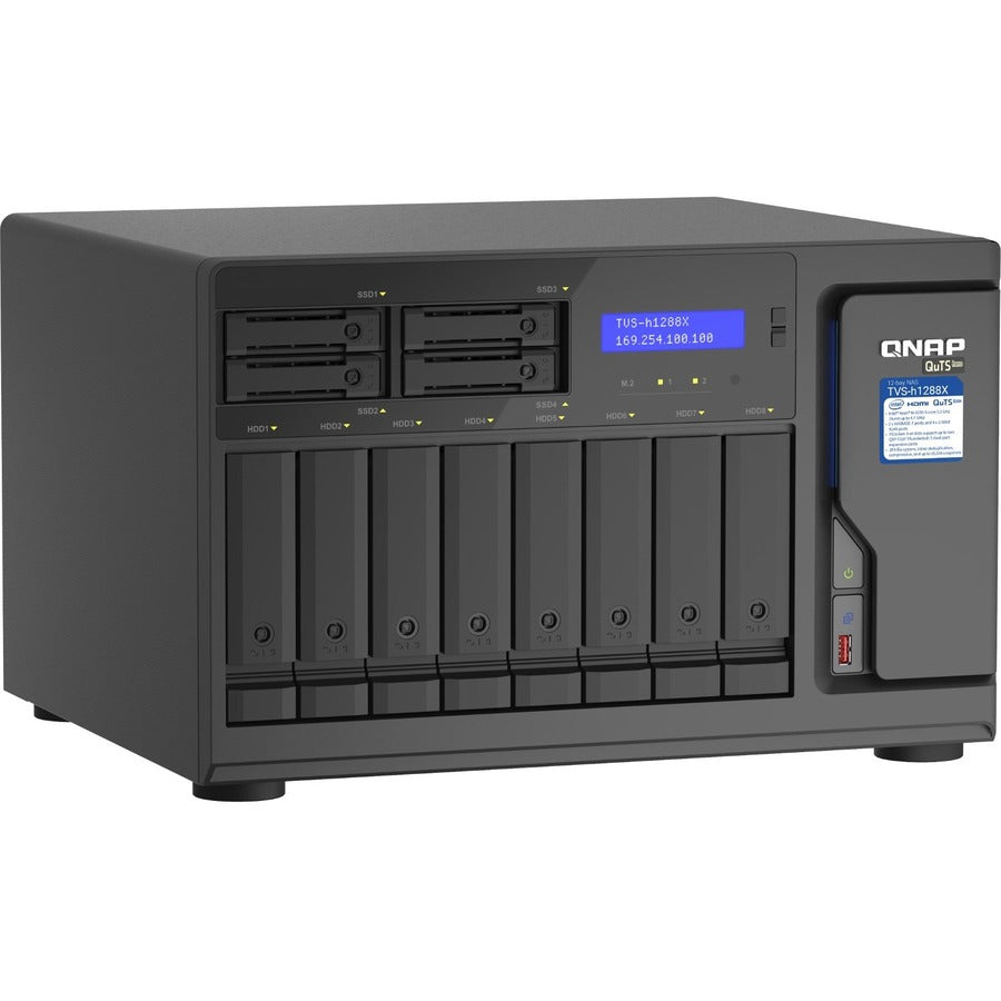 QNAP TVS-H1288X-W1250-16G SAN/NAS Storage System TVS-H1288XW125016GUS