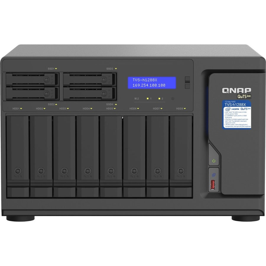 QNAP TVS-H1288X-W1250-16G SAN/NAS Storage System TVS-H1288XW125016GUS