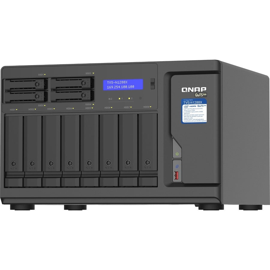 QNAP TVS-H1288X-W1250-16G SAN/NAS Storage System TVS-H1288XW125016GUS