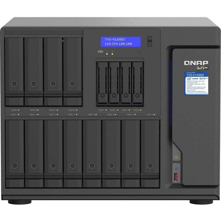 QNAP TVS-H1688X-W1250-32G SAN/NAS Storage System TVS-H1688XW125032GUS