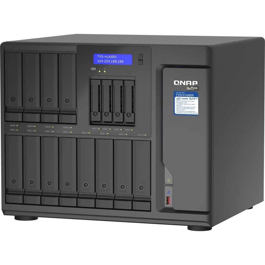 QNAP TVS-H1688X-W1250-32G SAN/NAS Storage System TVS-H1688XW125032GUS